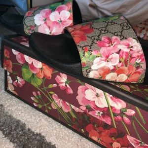 Gucci Shoes - Gucci Bloom slides Gucci Shoes - Gucci Bloom slides